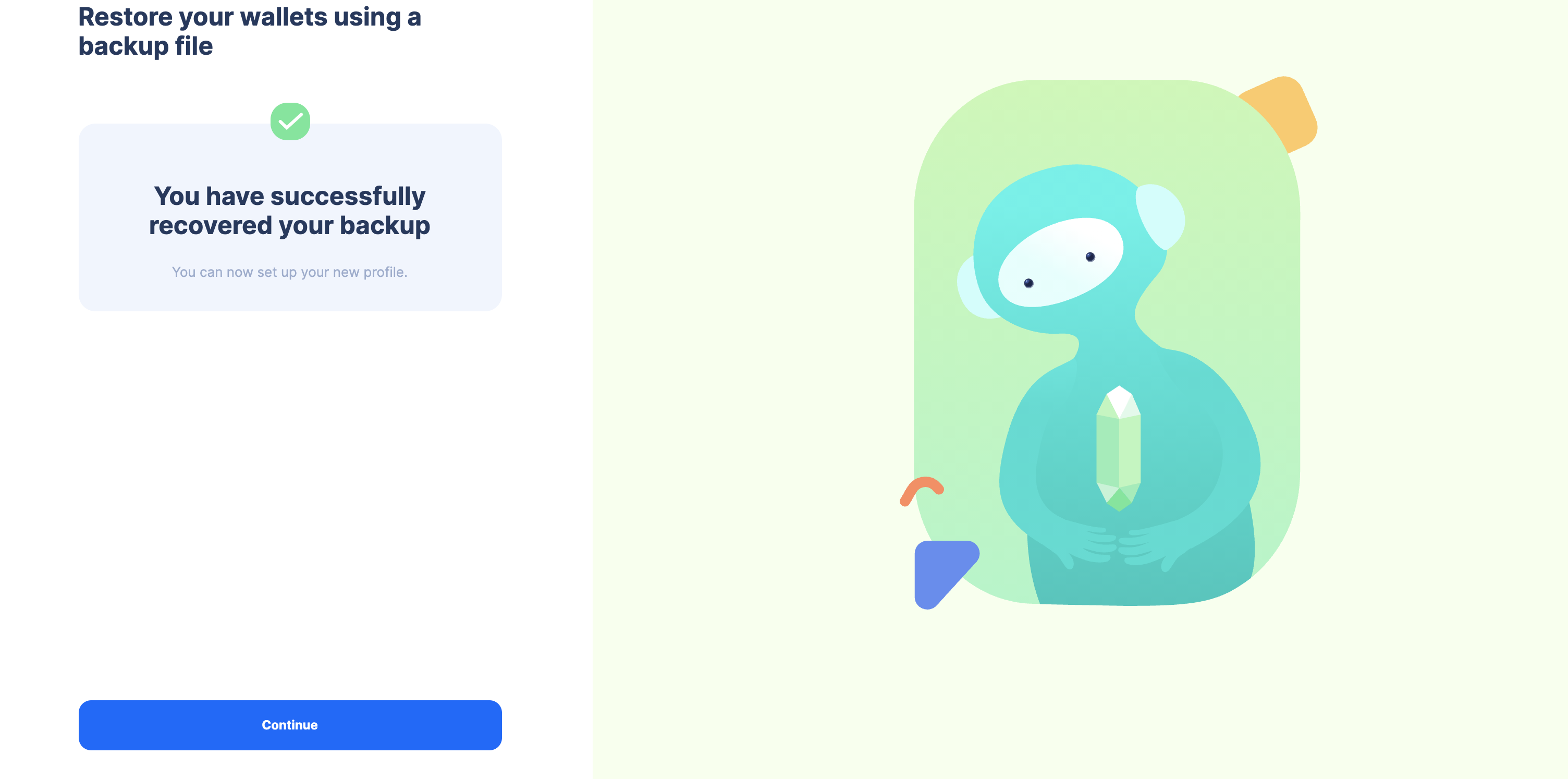 Legacy Migration Tool SeedVault Imported